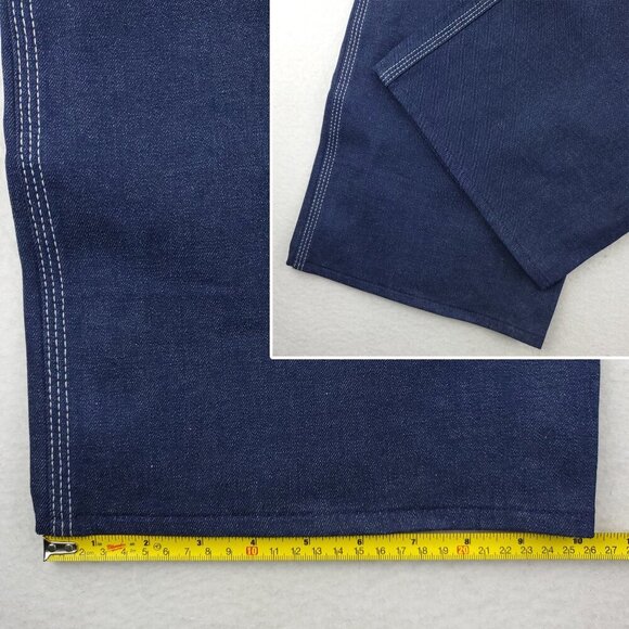 OshKosh B'Gosh Vintage Denim Bib Overalls Union Sanforized USA "38x32" NWT - Picture 11 of 14